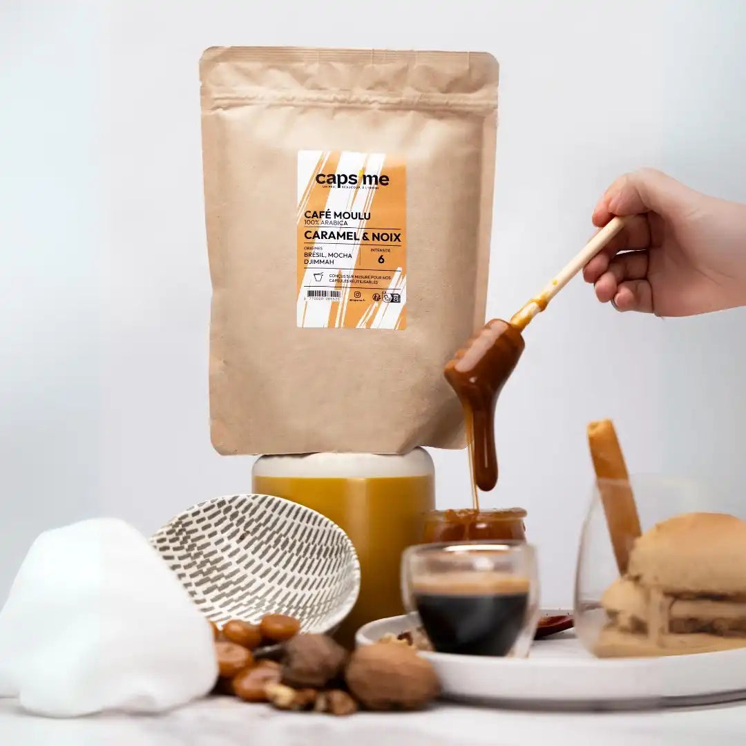 Café moulu pour capsules réutilisables