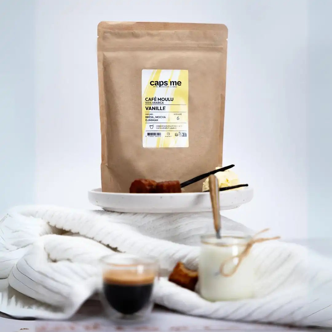Café moulu pour capsules réutilisables