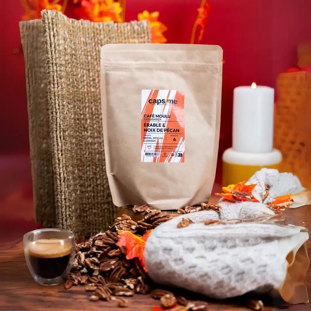 Café moulu pour capsules réutilisables