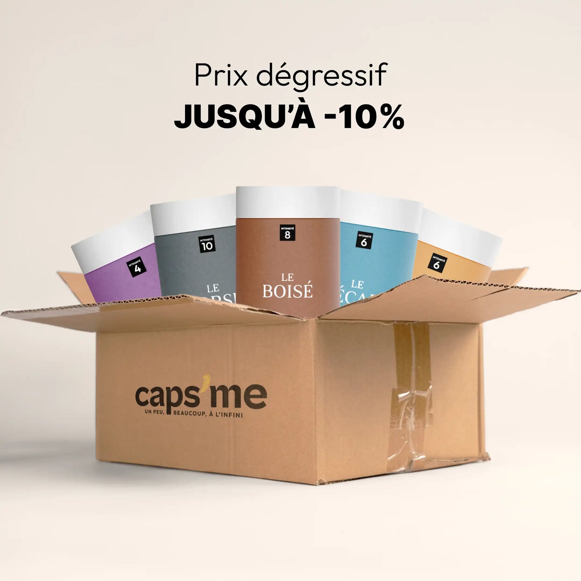 Pack boîtes à café SLIDE