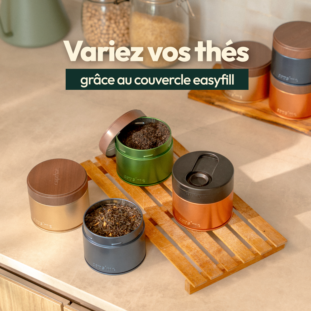 Coffret infuseur à thé réutilisable
