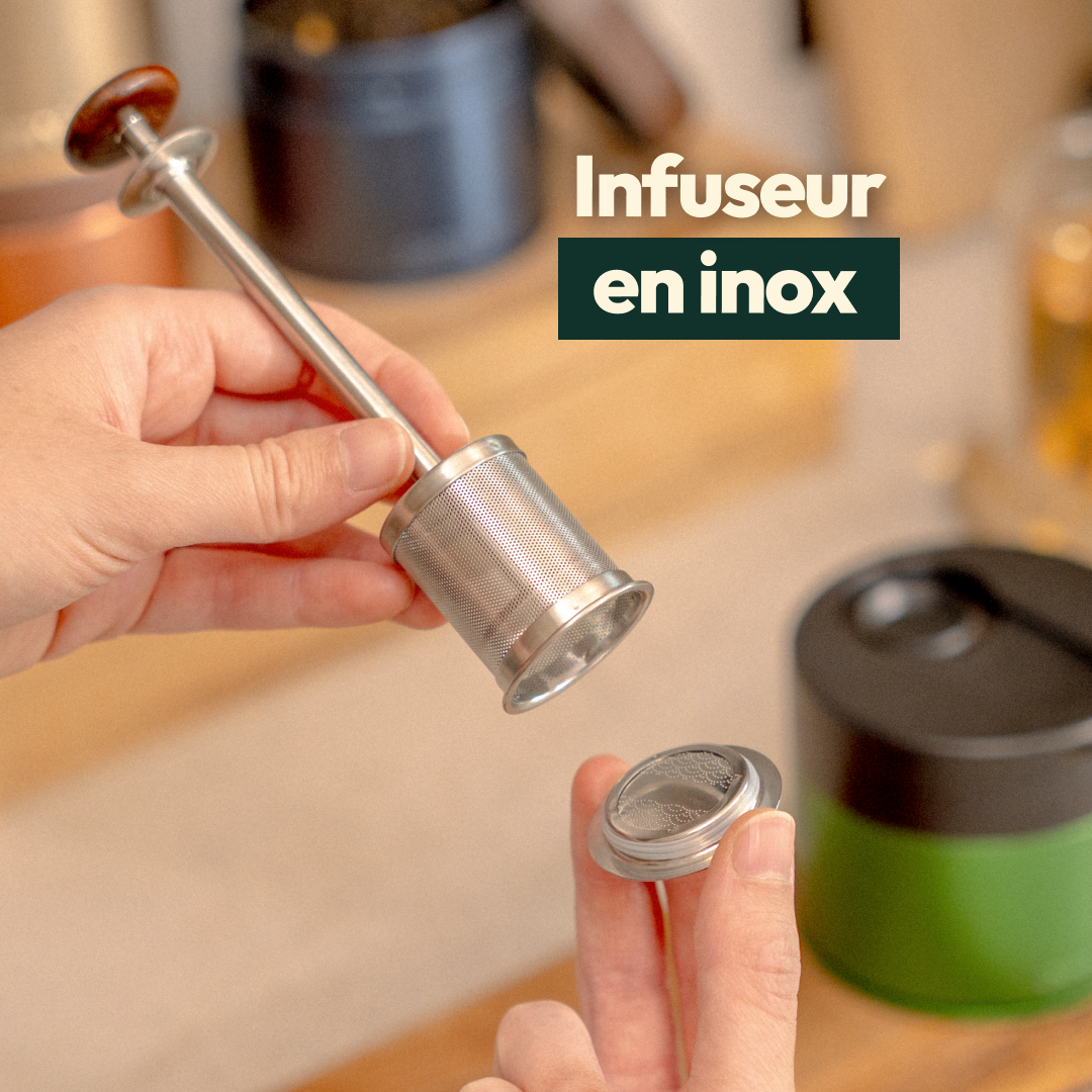 Coffret infuseur à thé réutilisable