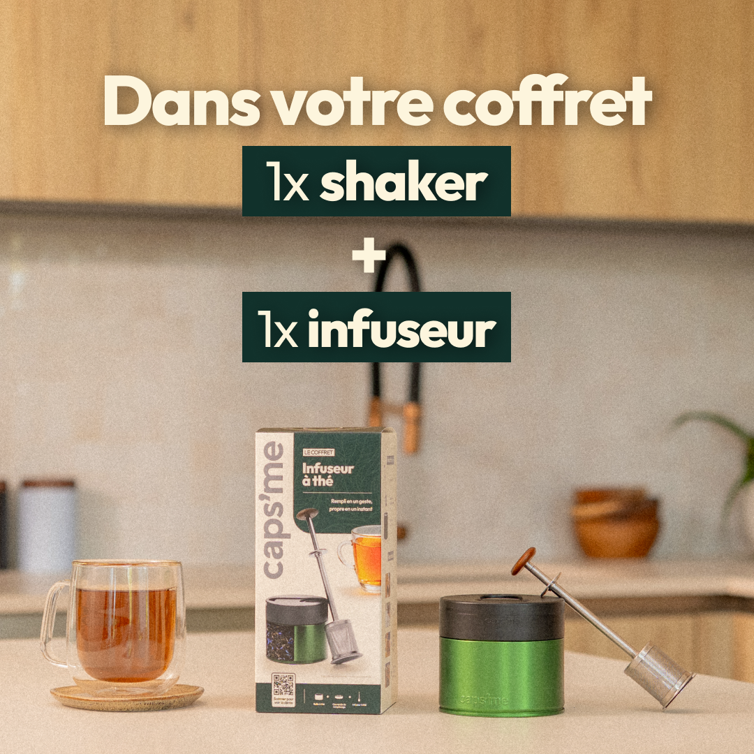 Coffret infuseur à thé réutilisable