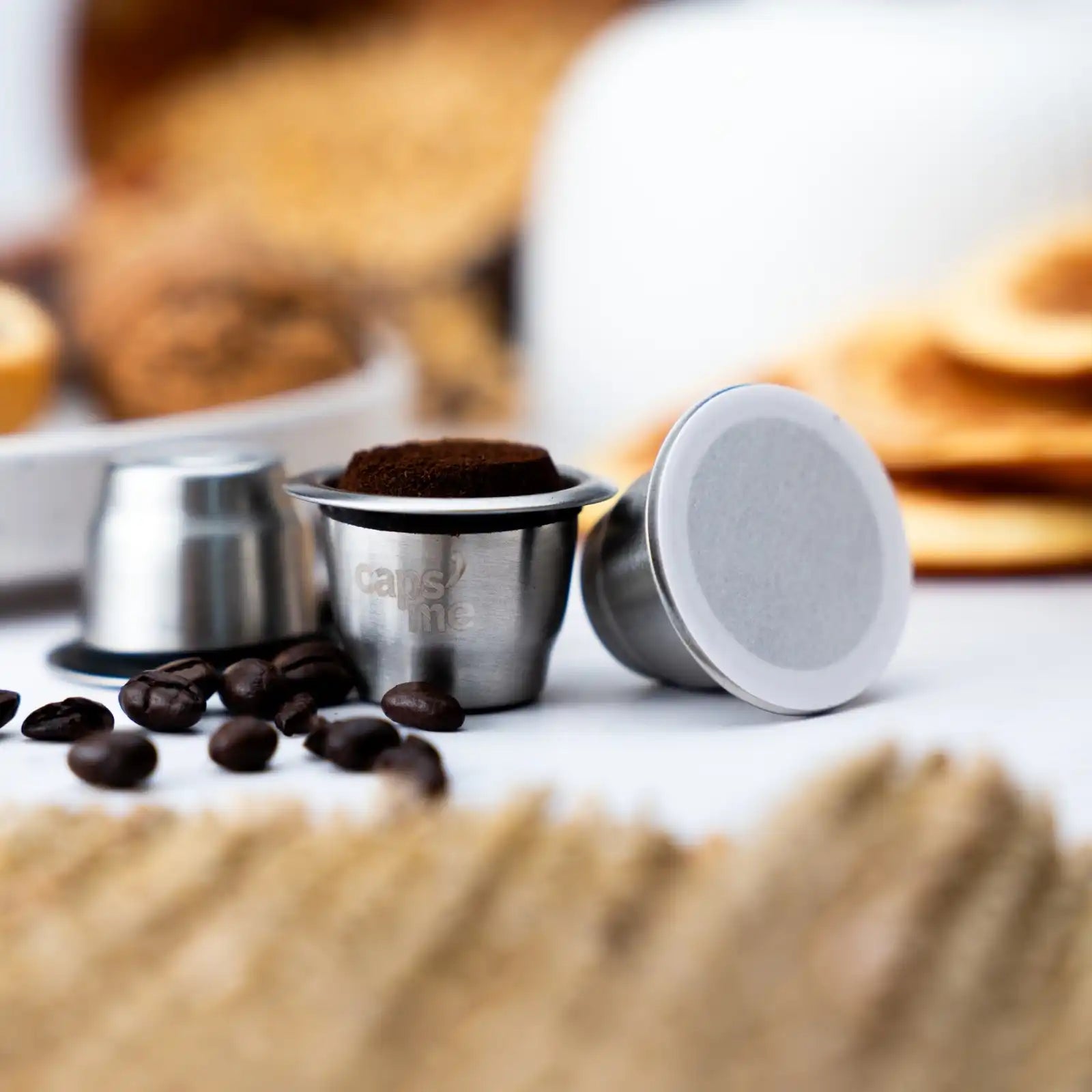 Café moulu pour capsules réutilisables