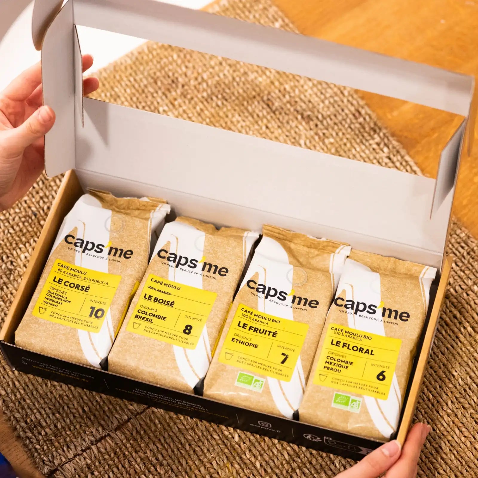 Coffret premium Caps'me compatible Nespresso®