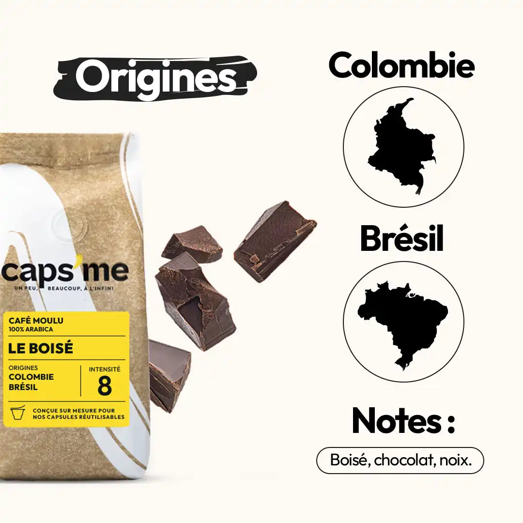 Le Boisé Großpackung – Gemahlener Kaffee 10x 200g