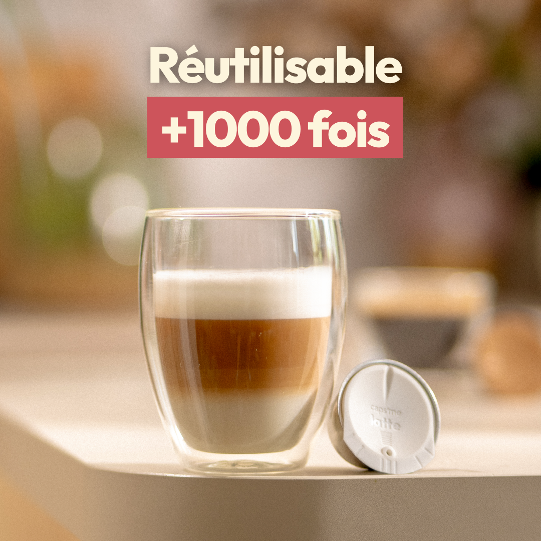Capsule réutilisable & rechargeable Caps'me compatible Nescafé® Dolce Gusto®