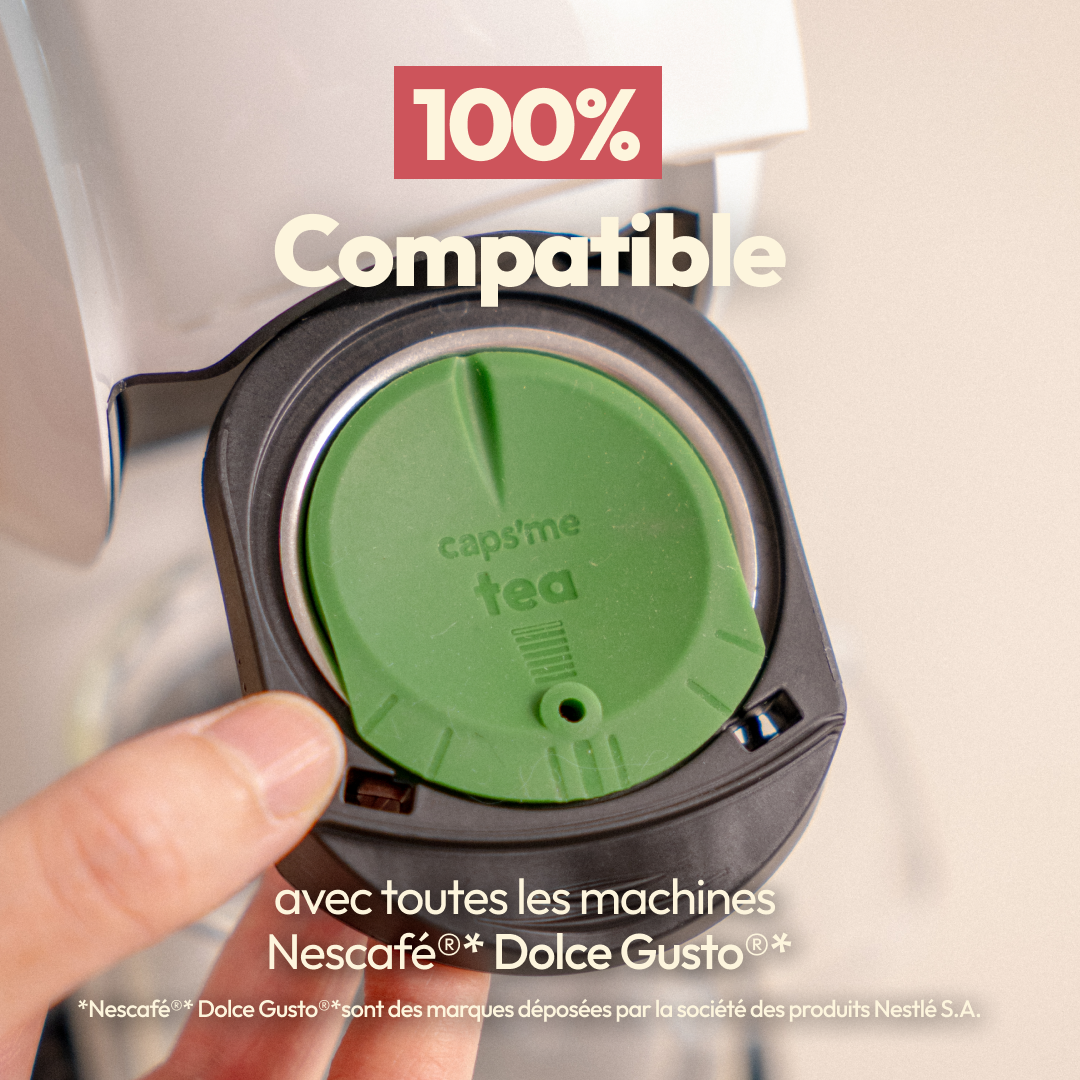 Capsule réutilisable & rechargeable Caps'me compatible Nescafé® Dolce Gusto®