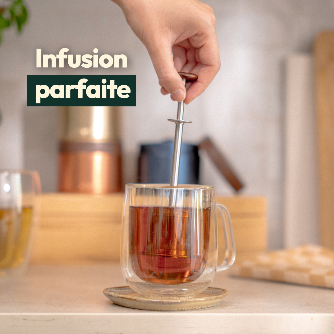 Coffret infuseur à thé réutilisable