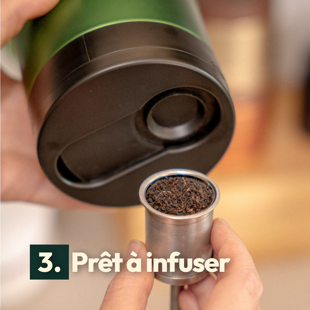 Coffret infuseur à thé réutilisable